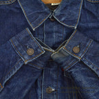 1960's LEVI'S 70505-0317 BIG-E DENIM JACKET BLANKET ... Fits like 38