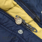 1970's~ WILLIAM BARRY NAVY DOWN COAT...M