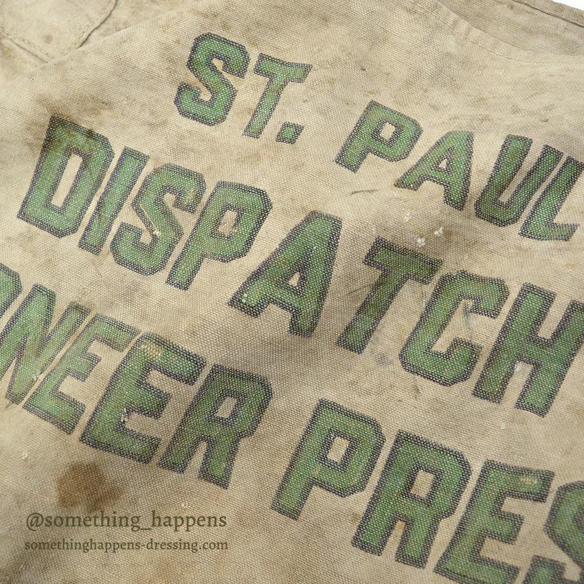 1950's ST. PAUL DISPATCH PIONEER PRESS NEWS PAPER BAG...