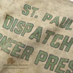 1950's ST. PAUL DISPATCH PIONEER PRESS NEWS PAPER BAG...