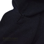 1940's CHAMPION 'P' DARK NAVY WOOL CARDIGAN COAT ... Fits like XL
