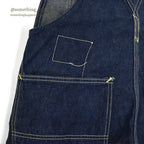 1950's Lee 91-SB DENIM OVERALL DARK ... W37/L30