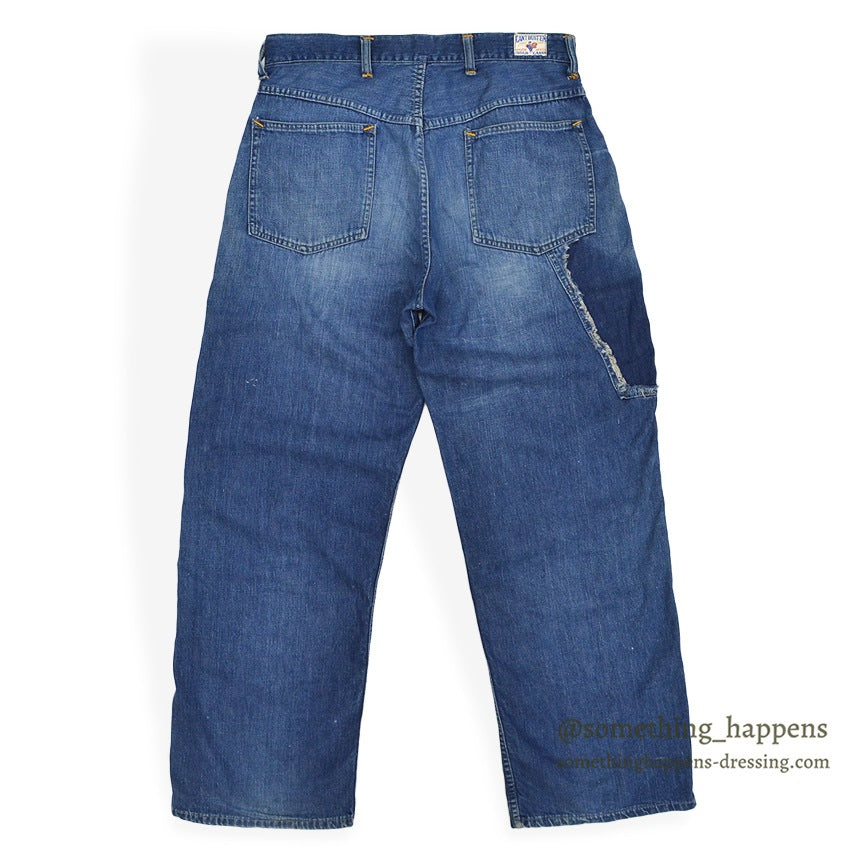 1940's CAN'T BUST'EM DENIM PAINTER PANTS...W33/L29