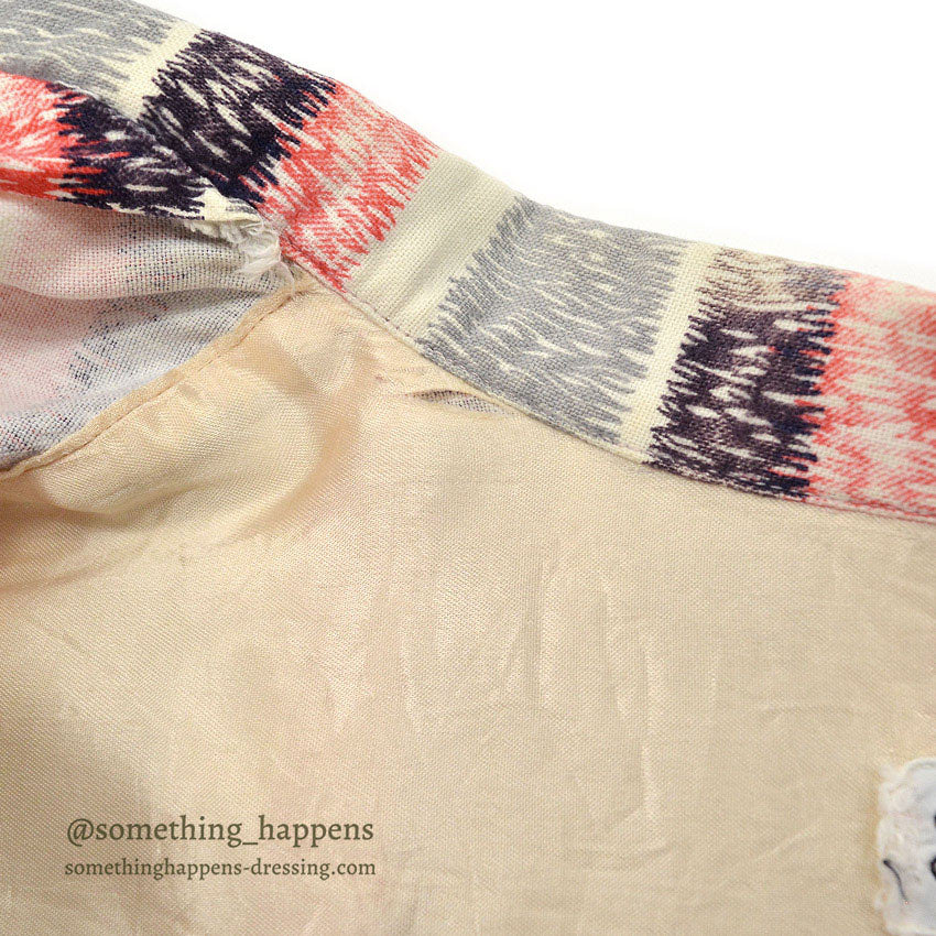 1950's SUTTON PRINT FLANNEL SHIRT...