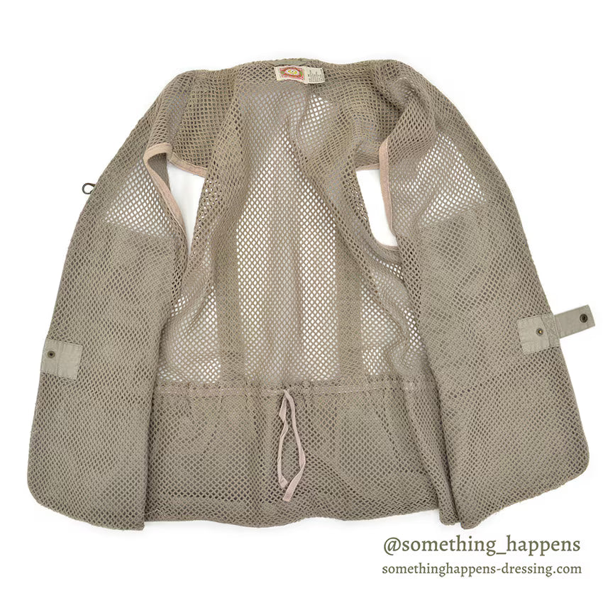 1980's BANANA REPUBLIC SAFARI MESH VEST...M