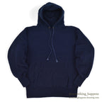 1970's CHAMPION NAVY BLANK REVERSE WEAVE SWEAT PARKA MINT... M