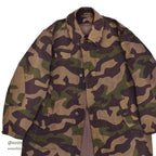 1960's CZECHOSLOVAKIA MILITARY BROWN DYED SALAMANDER PATTERN CAMO COAT...