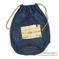 1910's USARMY WW1 ERA BLUE DENIM BARRACKS BAG PATCH...