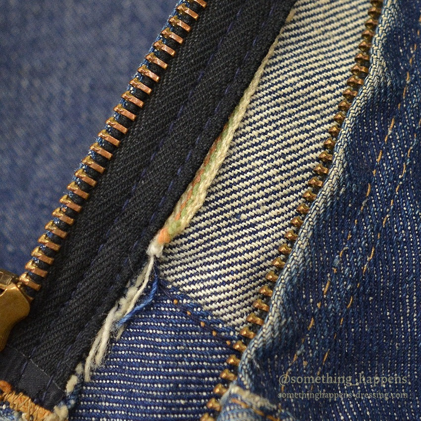 1960's WRANGLER 11MJZ DENIM JACKET NON WASH... 46