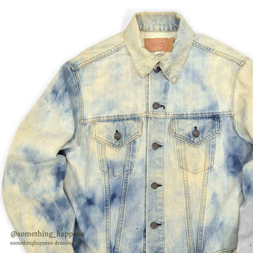 1970's Levi's 70505-0217 BLEACHED DENIM JACKET... 44
