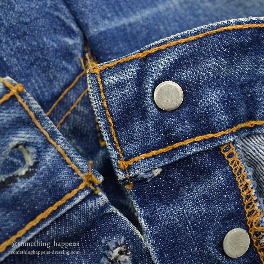 1960's SEARS INDIGO DENIM PANTS...W31/L30