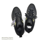 1990's DEADSTOCK REEBOK REJUVENATION BLACK LEATHER SHOES... 27.0cm