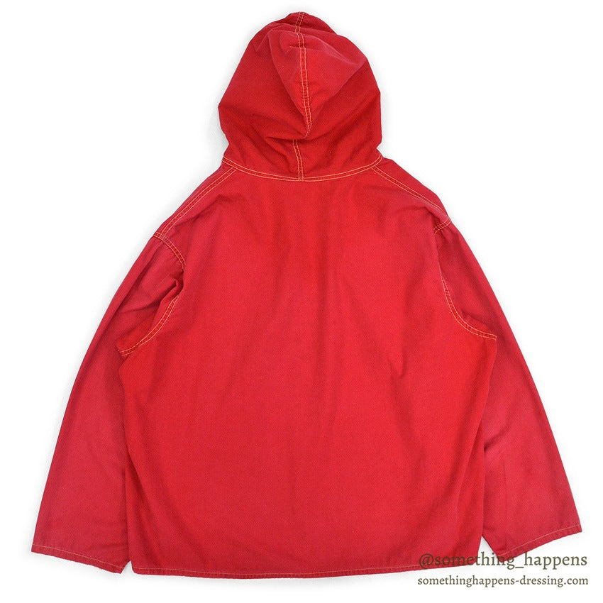 1950's~ JC HIGGINS HUNTING RED COTTON PARKA...