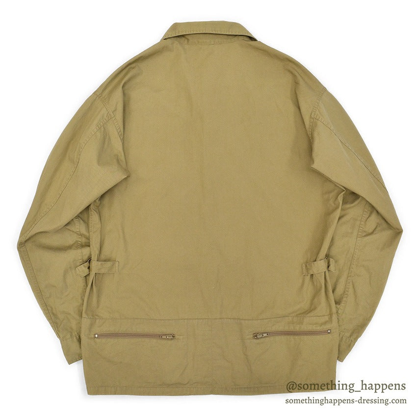 1980's~ LLBEAN COTTON POPLIN SAFARI JACKET...