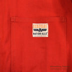 1950's HERCULES NATION-ALLS RED HBT WORK COVERALL ... 38R