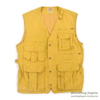 1980's BANANA REPUBLIC PHOTO JOURNALIST VEST MUSTARD ... L