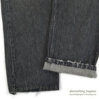 1980's Levi's 505 BLACK STRIPE DENIM PANTS... W36/L28