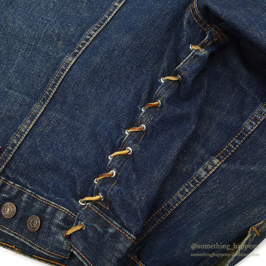 1960's LEVI'S 70505 BIG-E DENIM JACKET UNIQUE CUSTOMIZED... 46