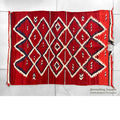 ANTIQUE NAVAJO RUG RED/ORANGE LARGE SIZE... 165cm/115cm