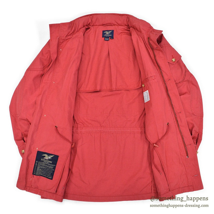 1980's~ Willis & Geiger BUSH POPLIN FIELD JACKET... L