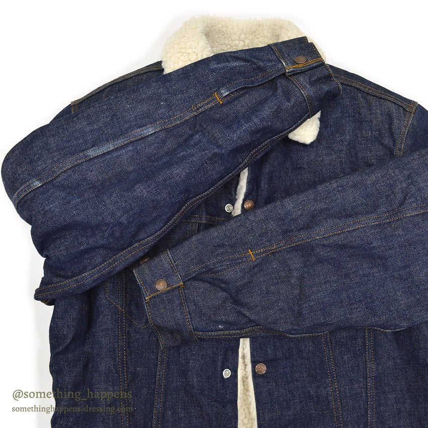 1970's DEADSTOCK Levi's 70605-0217 DENIM BOA JACKET... 44