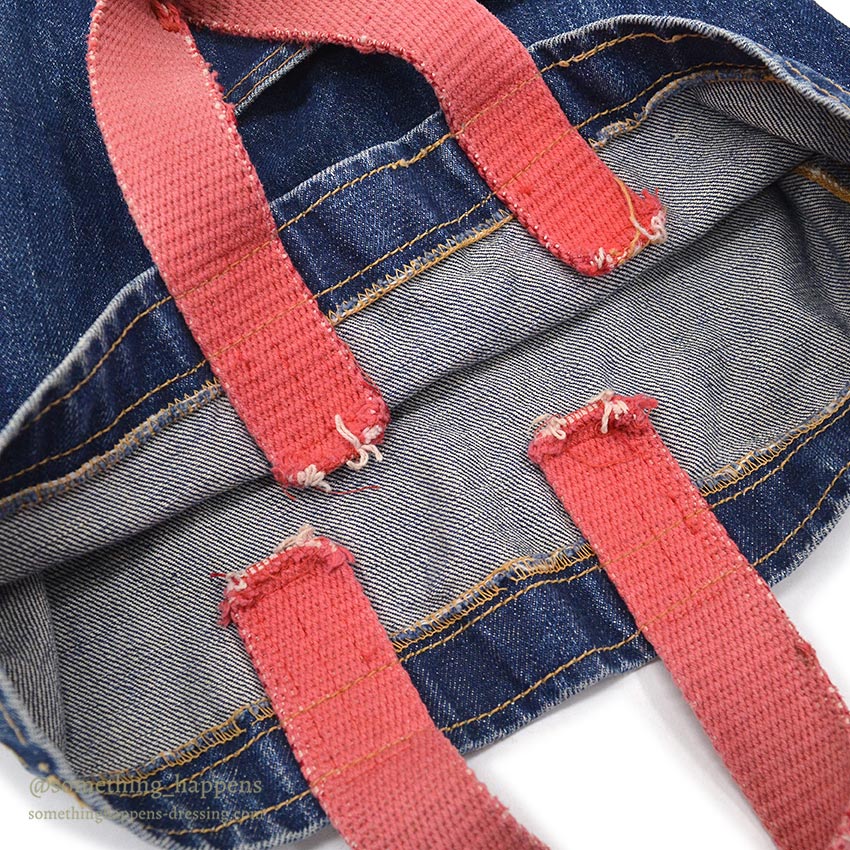 1960's~ LEVI'S BIGE DENIM TOTE BAG...