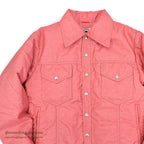 1970's~ BLACK BEAR PRIME GOOSE DOWN NYLON PUFFER JACKET / PINK ... M