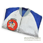 1950's JAPAN SOUVENIR JACKET 18TH FIGHTER BOMBER WING DOG PATCH...