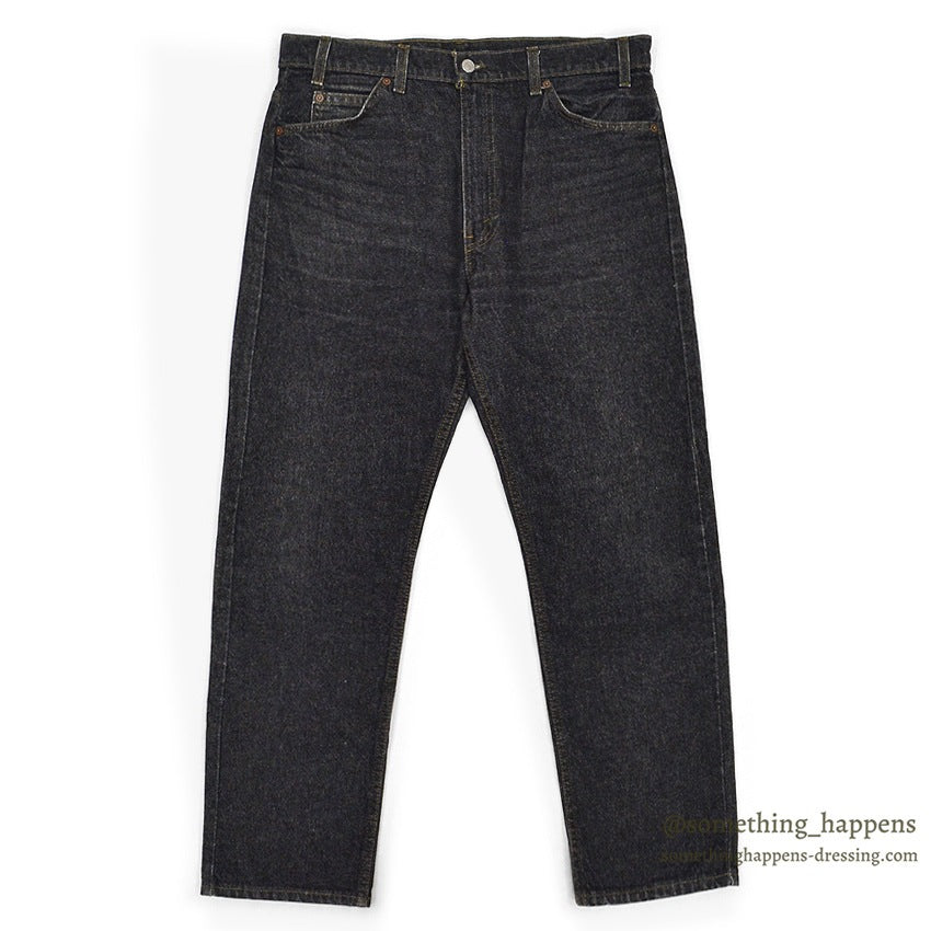 1990's Levi's 505 BLACK DENIM PANTS...W36/L30