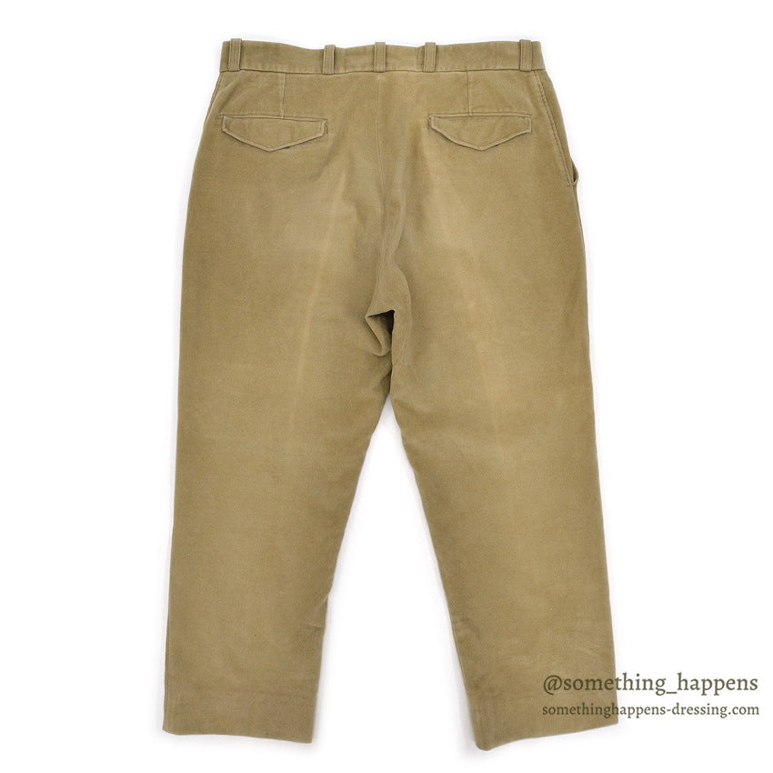 1980's~ ORVIS MOLESKIN WORK PANTS / UNUSUAL POCKETS ... W36