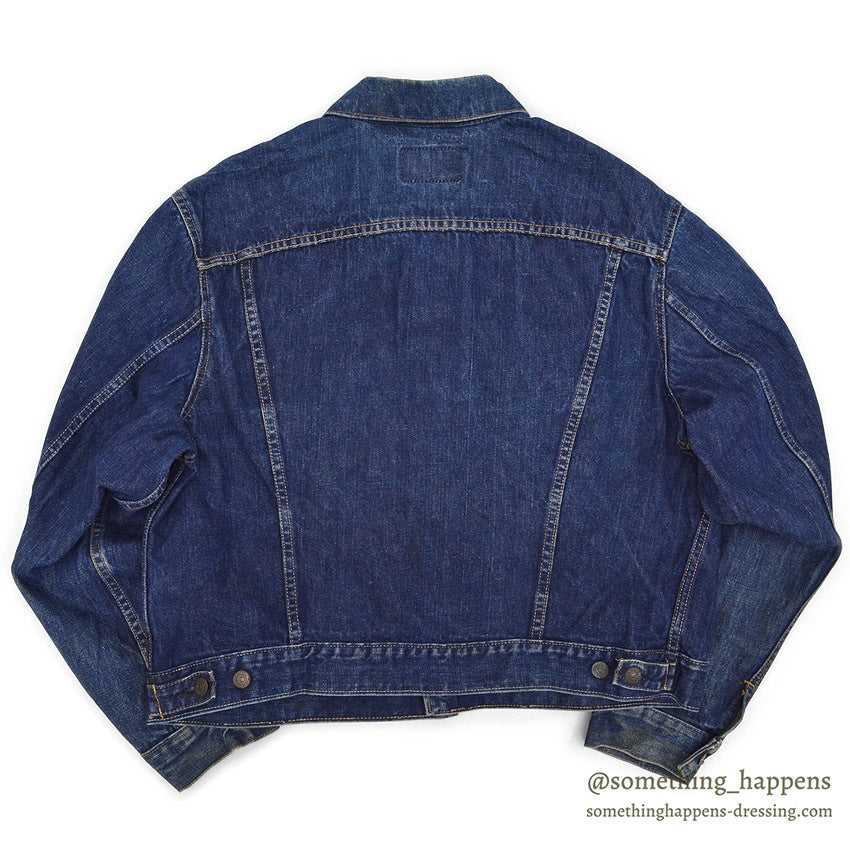 1960s LEVI'S 70505-0217 BIG-E DENIM JACKET / Transition Period ... 50