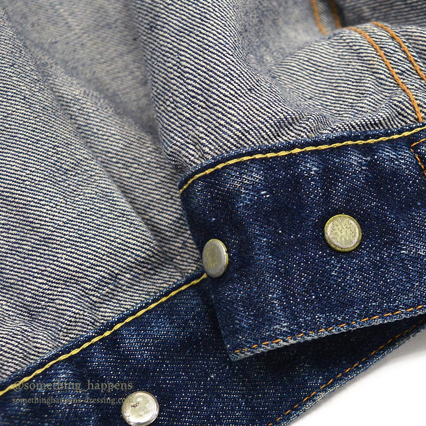 1950's LEVI'S 507BXX DENIM JACKET BOY'S MODEL / LEATHER PATCH ...