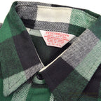 1970's~ DEADSTOCK FROST PROOF PAYMASTER FLANNEL SHIRT...M