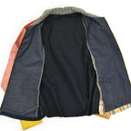 60's~ Crazy Pattern Zip up Jacket...