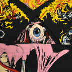 90's LIQUID BLUE 'X-man' Overprint!! Silkscreen T-shirt... L
