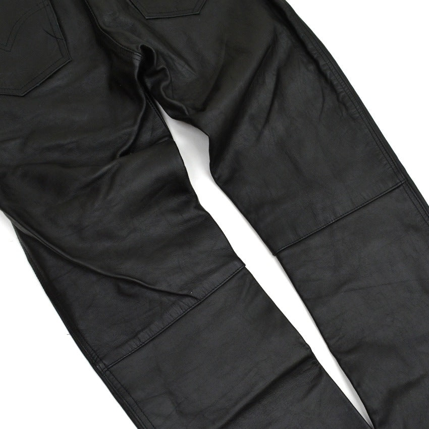 〜90's PAKISTAN LEATHER PANTS ... W32