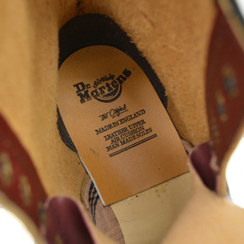 90's〜 デッドストック Dr Martens 8ホール ブーツ チェリーレッド イングランド製... UK5