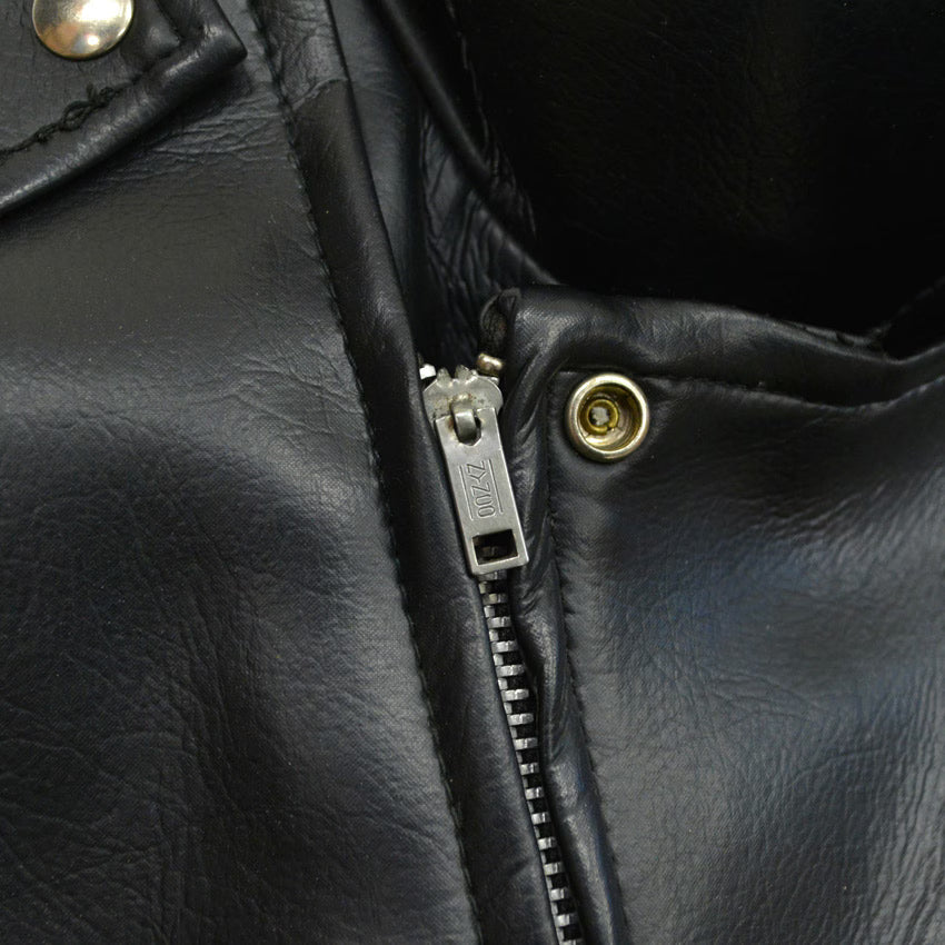 50's Vinyl Leather Two Star Double riders Jacket... 40