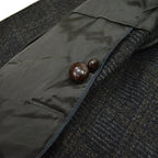 50's Deadstock PENNEYS Black Plaid Wool Coat...