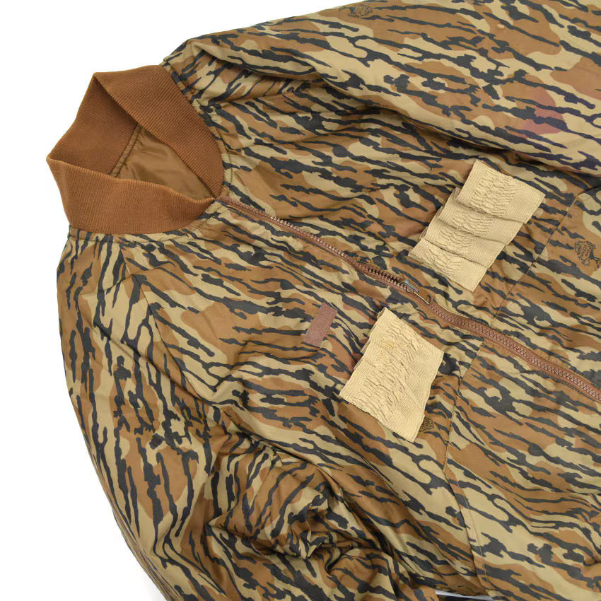80s Columbia Bottomland Camo Nylon Reversible Jacket... M