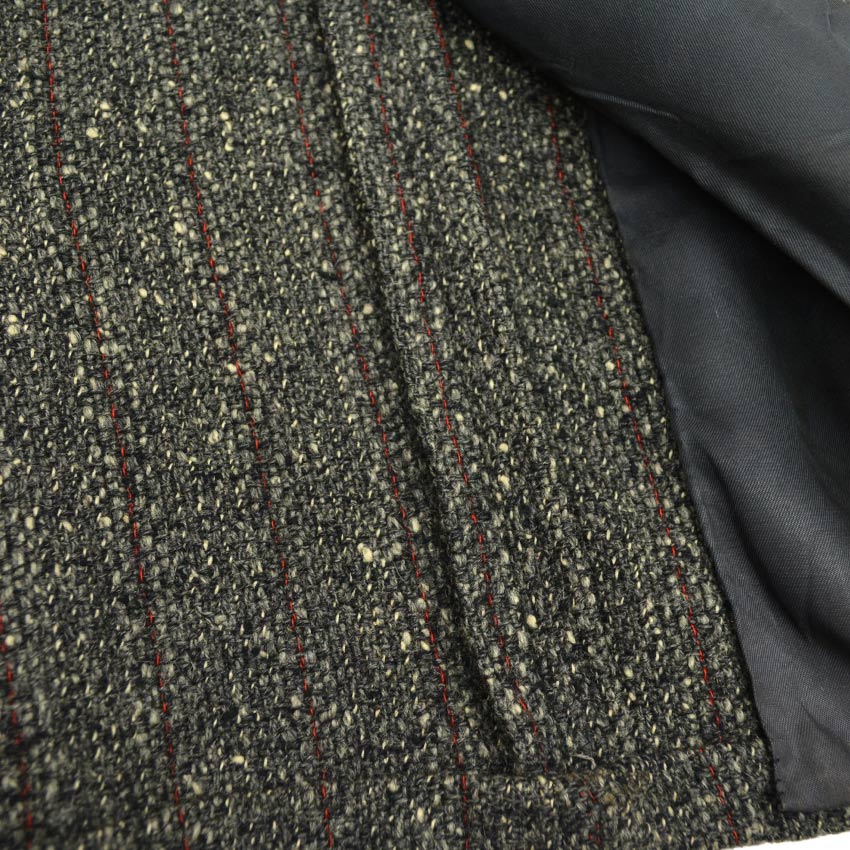 1950s University Town Salt and Pepper Wool Tailored Jacket...