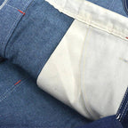 ~90's Deadstock BIGMAC Double Knee Denim Overalls with Apron ...36x34