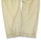 60's LEVI'S Casuals Brown Pin Stripe Cotton Slacks... 31×29