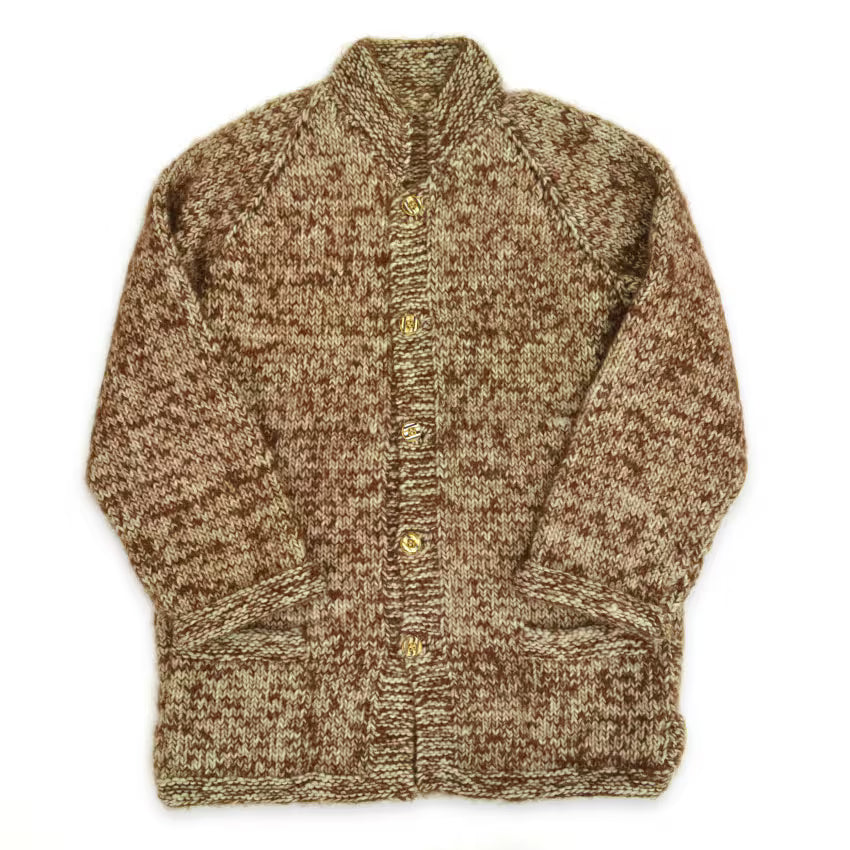 60's~ OLD HOMEMADE LONG SWEATER...