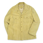 80s Calvin Klein suede leather jacket, made in Italy... L