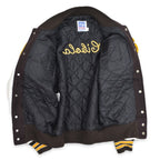 EMBROIDERY USA FULL PATCH VARSITY JACKET...S