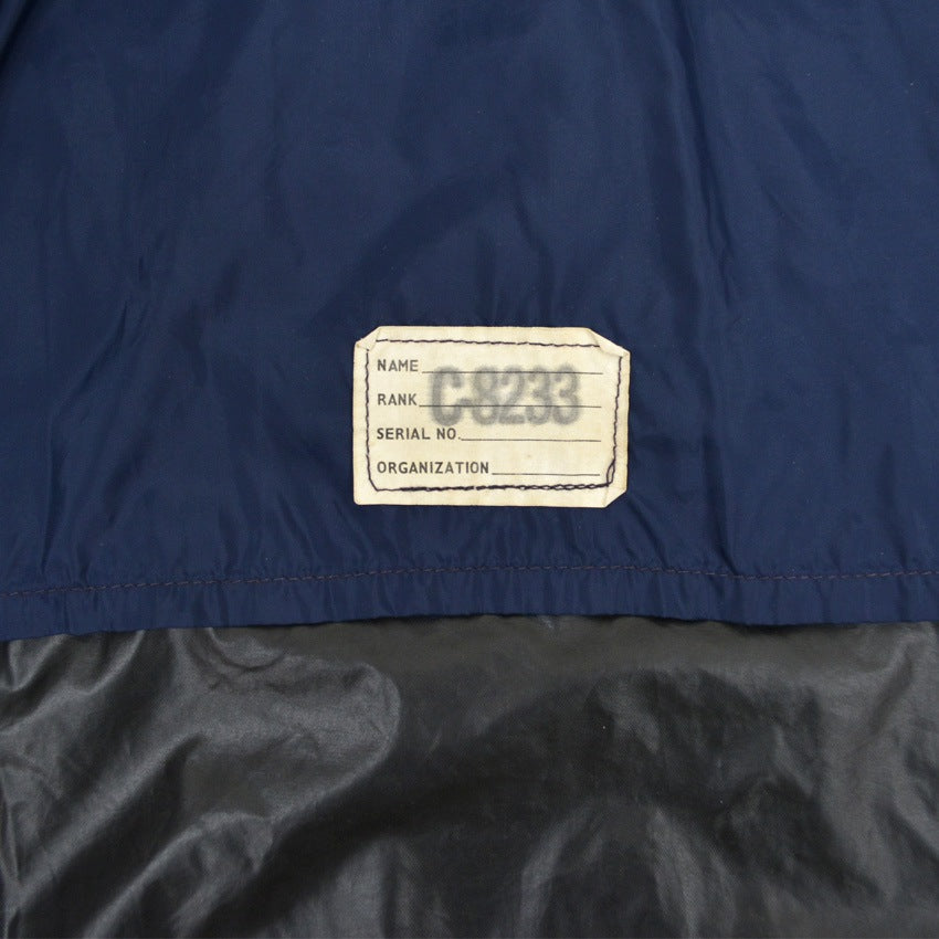 70's USAF RAINCOAT NYLON BLUE...40R