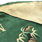1940s- JAPAN SOUVENIR JACKET (Sukajan) with double-sided patch pockets and TOYO zipper...