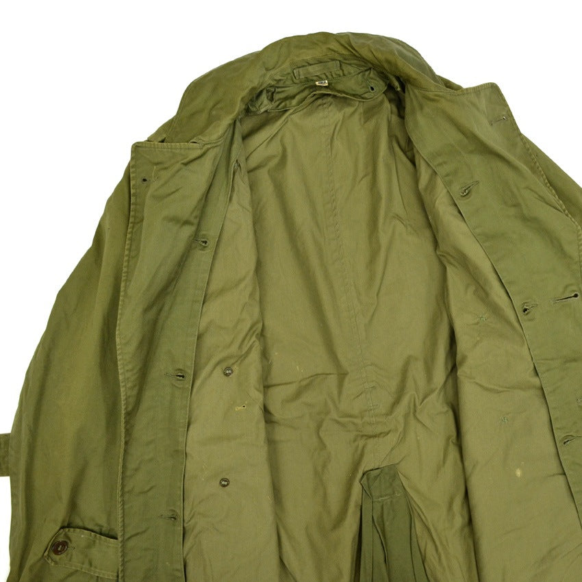 50's U.S.ARMY OVERCOAT COTTON O.G.107 CUTTER TAG付き ... S-R
