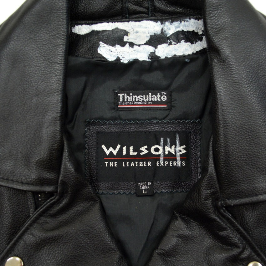 1990's WILSONS THE CRICKET Buddy Holly RIDERS JACKET... L